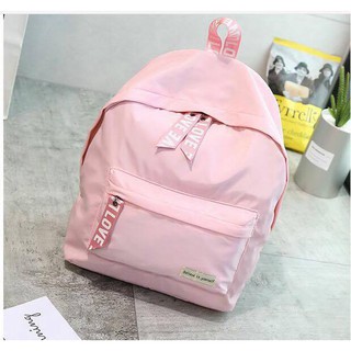 Ba lô đựng sách vở chữ love
