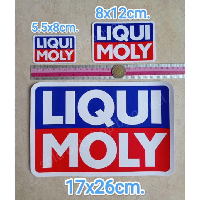 LIQUI MOLY Nhãn dán trang trí ô tô Liquid Molly 3 kích cỡ để lựa chọn từ chống nắng chống nước