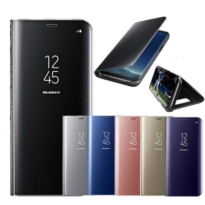 Ốp Lưng Nắp Gập Tráng Gương Cao Cấp Cho Asus Zenfone Max M2 / Max Pro M2