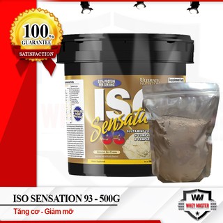 [Túi Zip 500g] Sữa tăng Cơ Bắp Iso Sensation 93