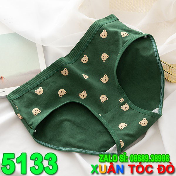SỈ ZALO RẺ HƠN NHIỀU_ Quần Lót 5 Kiểu Gấu Xanh Lục Bảo Mới 5133 | BigBuy360 - bigbuy360.vn
