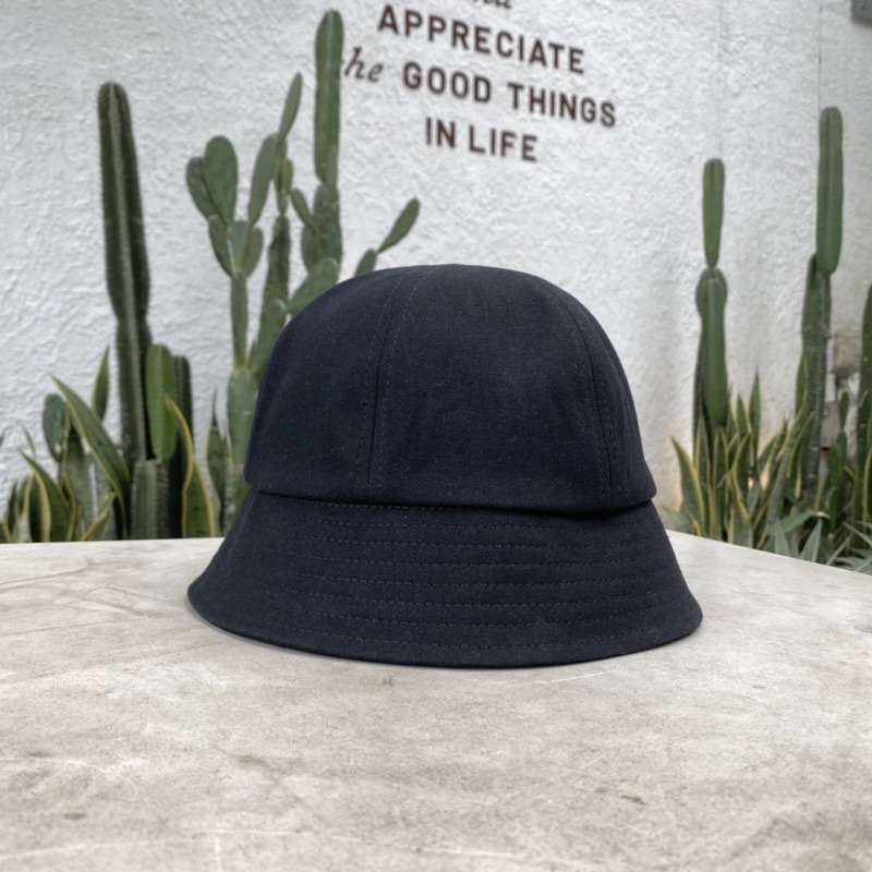 Nón bucket basic trơn form tròn