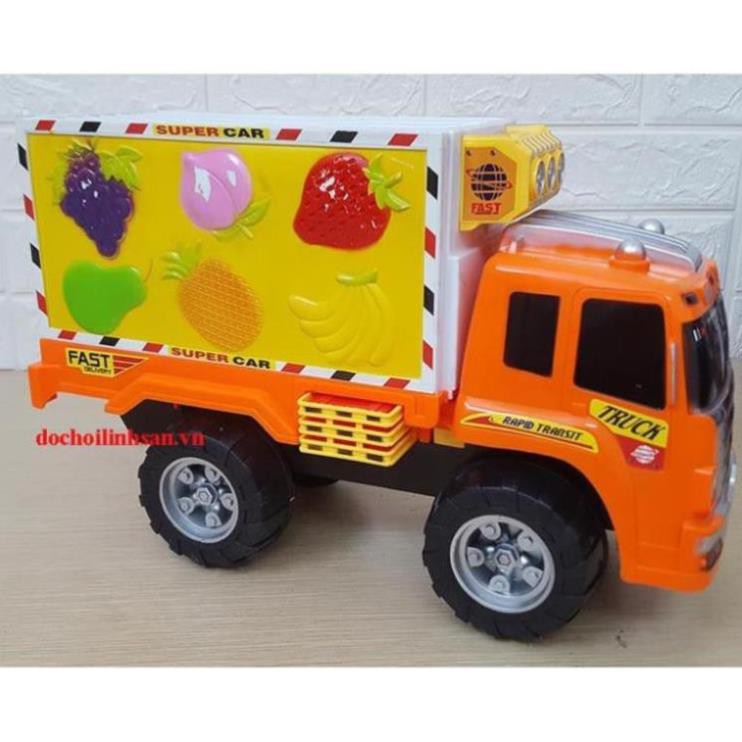 ĐỒ CHƠI XE TẢI CHỞ HOA QUẢ CỠ ĐẠI