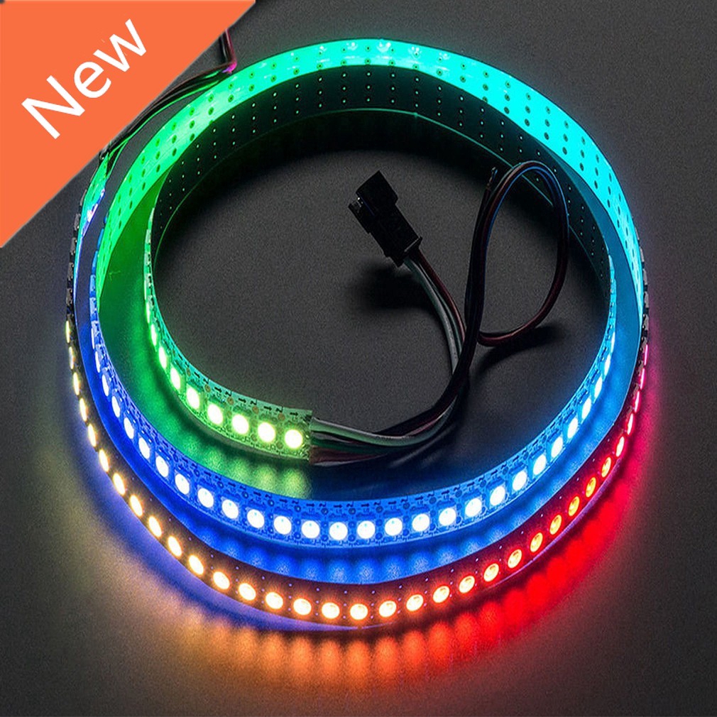Dây Đèn Led 1m 60 Bóng/144 Bóng Ws2812B 5050 Rgb Chống Thấm Nước