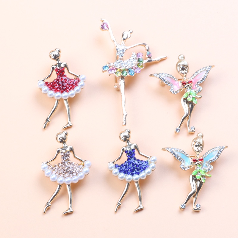 Cài Áo Hình Cô Gái Múa Ba Lê Dễ Thương Chất Lượng Cao Thời Trang