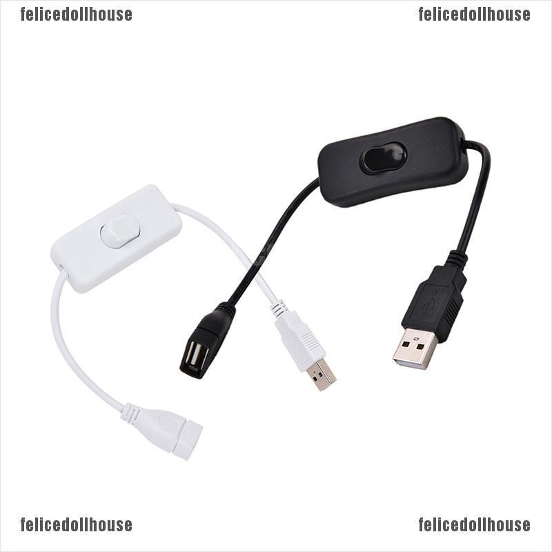 Dây cáp USB kèm công tắc điều khiển dành cho Raspberry Pi