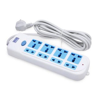 Ổ cắm điện 8 lỗ 1 công tắc