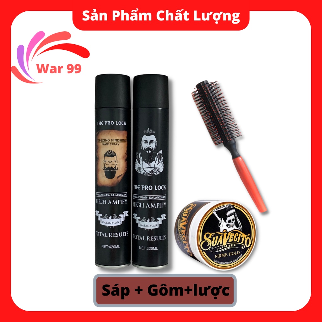 Sáp vuốt tóc nam tạo kiểu tóc Suavecito Firme Hold Pomade siêu cứng giữ nếp