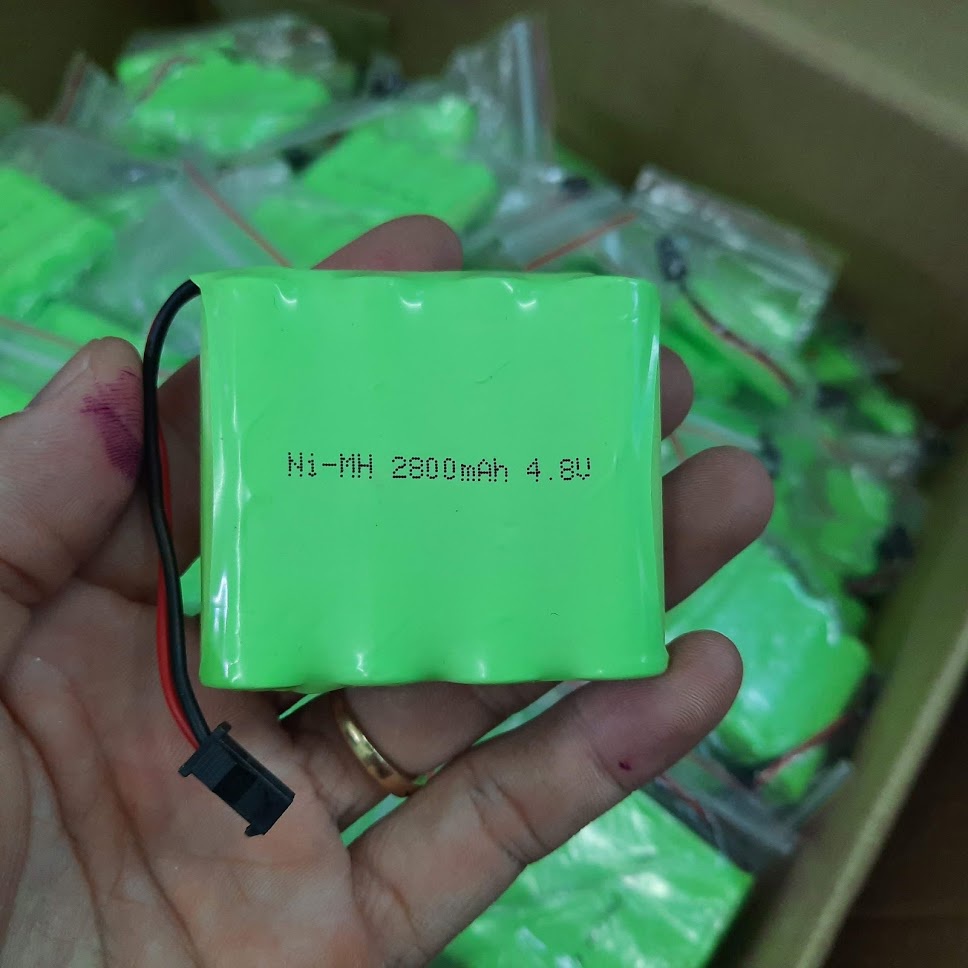 Pin xe điều khiển 4.8v SM-2P dung lượng cao 1400mah/1800mah/2000mah/2800m  cho xe mô hình điều khiển từ xa