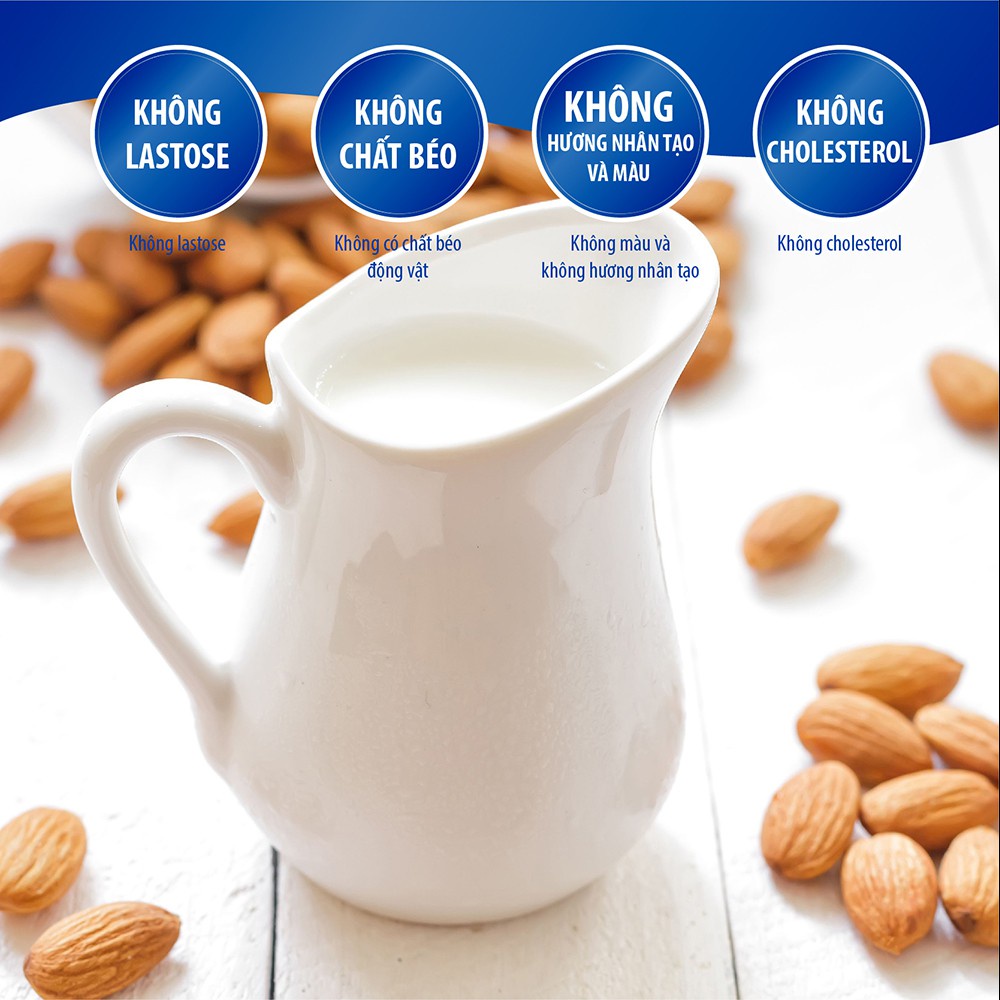 [hàng chuẩn] sữa hạnh nhân nguyên chất  không đường So Good Úc 1L, calo thấp, phù hợp mẹ bầu