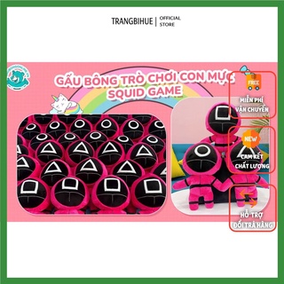 Gấu Bông Squid Game 35cm Trò Chơi Con Mực Lính Gác
