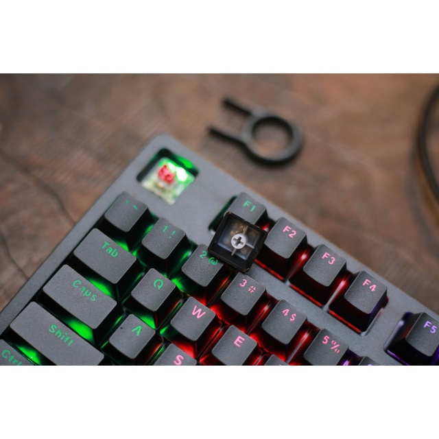 Bàn phím cơ E-Dra EK387 Black/White/Pink Huano switch - Chính hãng bảo hành 24 tháng