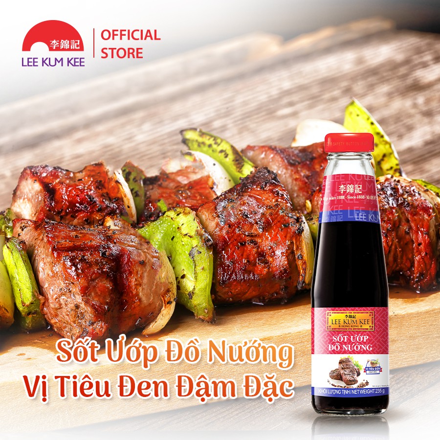 Sốt ướp đồ nướng vị tiêu đen đậm đặc Lee Kum Kee 235g