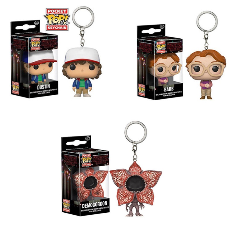 1 Móc Khóa Mô Hình Nhân Vật Phim Stranger Things Bằng PVC