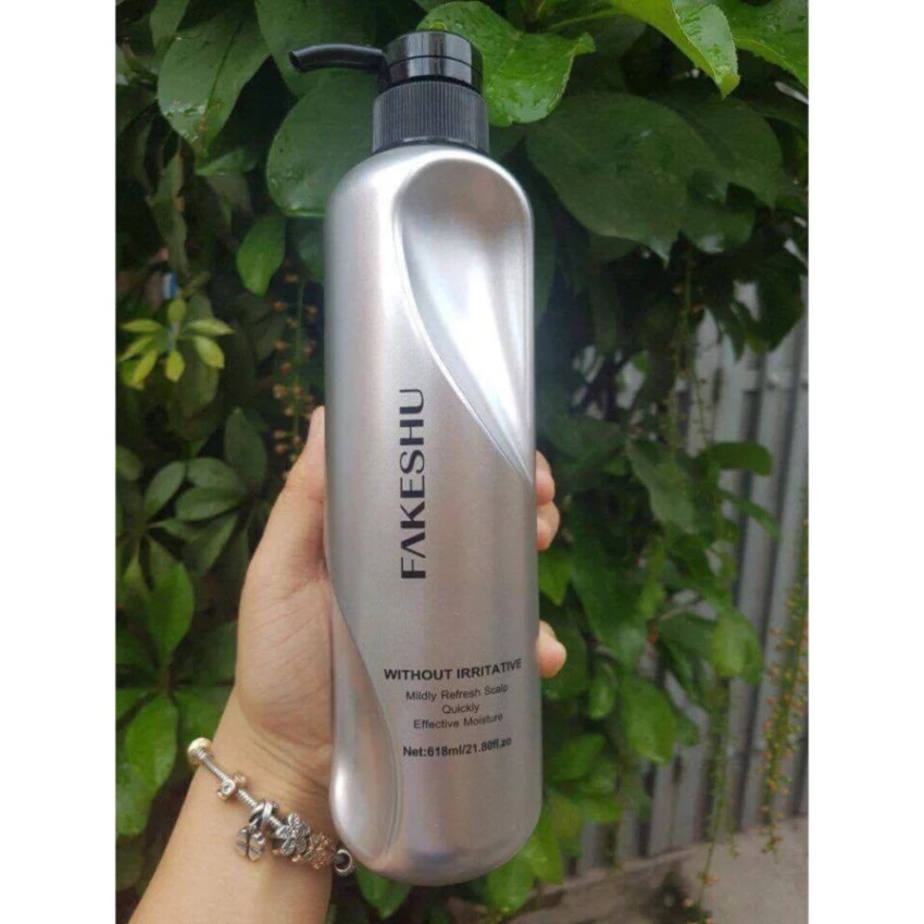Hấp tóc phủ lụa tơ tằm FAKESHU 618ml