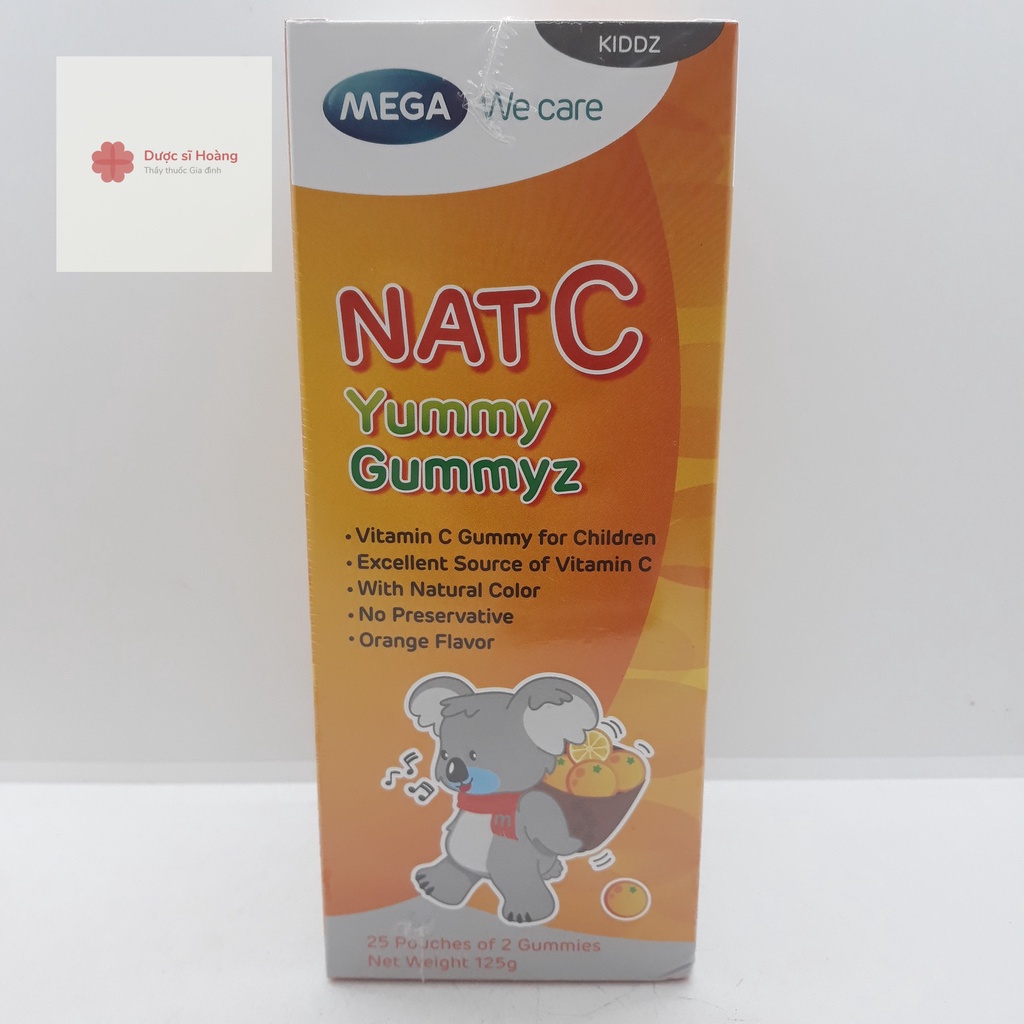 NAT C YUMMY- KẸO BỔ SUNG VITAMIN C