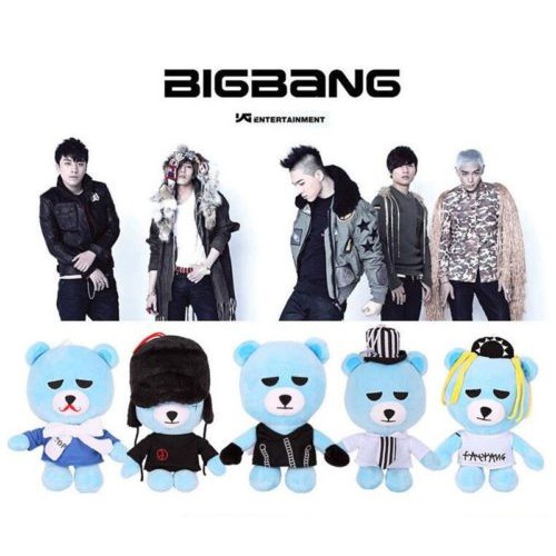 KPOP Bigbang Bear Plush Toy Doll - TAEYANG