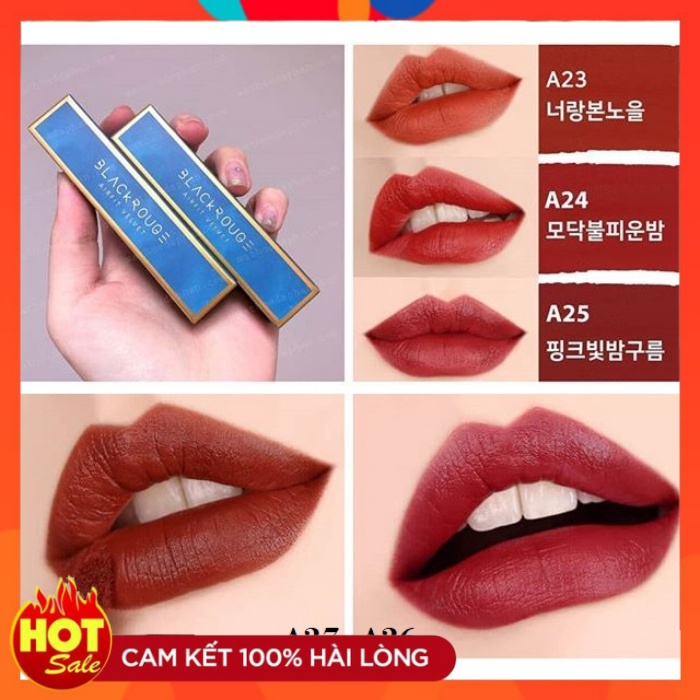 Son kem lì Black Rouge Air Fit Velvet Tint Ver5 - Black rouge A23 / A24 / A25 / A26 / A27
