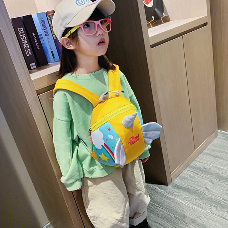 Ba Lô Mini Chống Thất Lạc Hình Kỳ Lân Dễ Thương Dành Cho Các Bé Mẫu Giáo