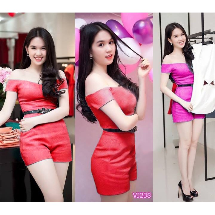 Jum liền trễ vai giống ngọc trinh