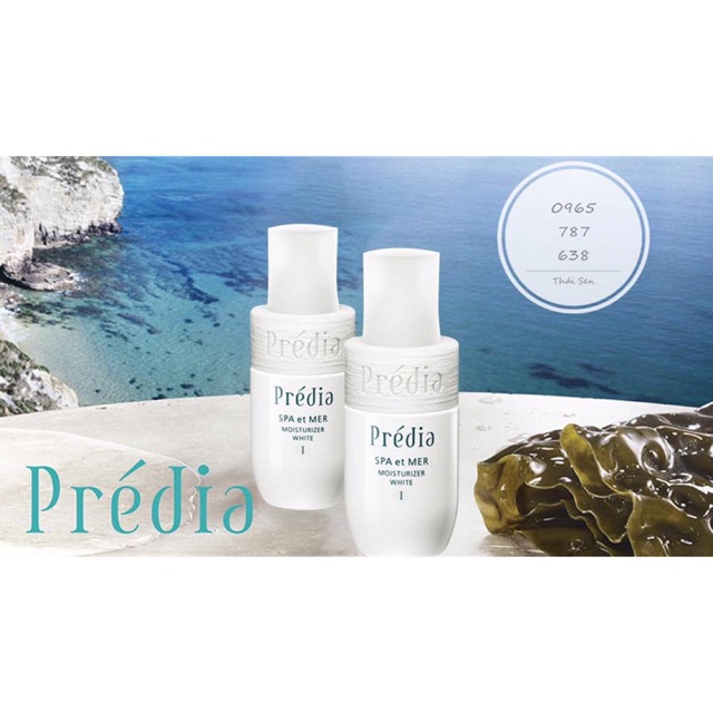 Nhũ tương trắng da, dưỡng ẩm Kose’ Predia Spa Et Mer Moisturizer White I/II