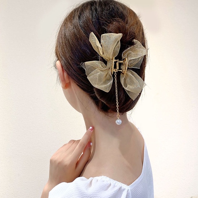 MOCHASHUKẹp tóc càng cua phong cách Hàn Quốc thời trang cho nữ