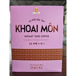 Hộp cà phê hòa tan Khoai môn Color Man (hộp 20 gói)