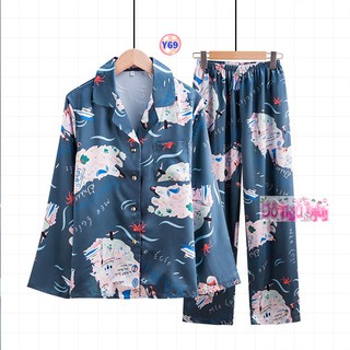 Pijama Lụa Dài Tay Cao Cấp Y69