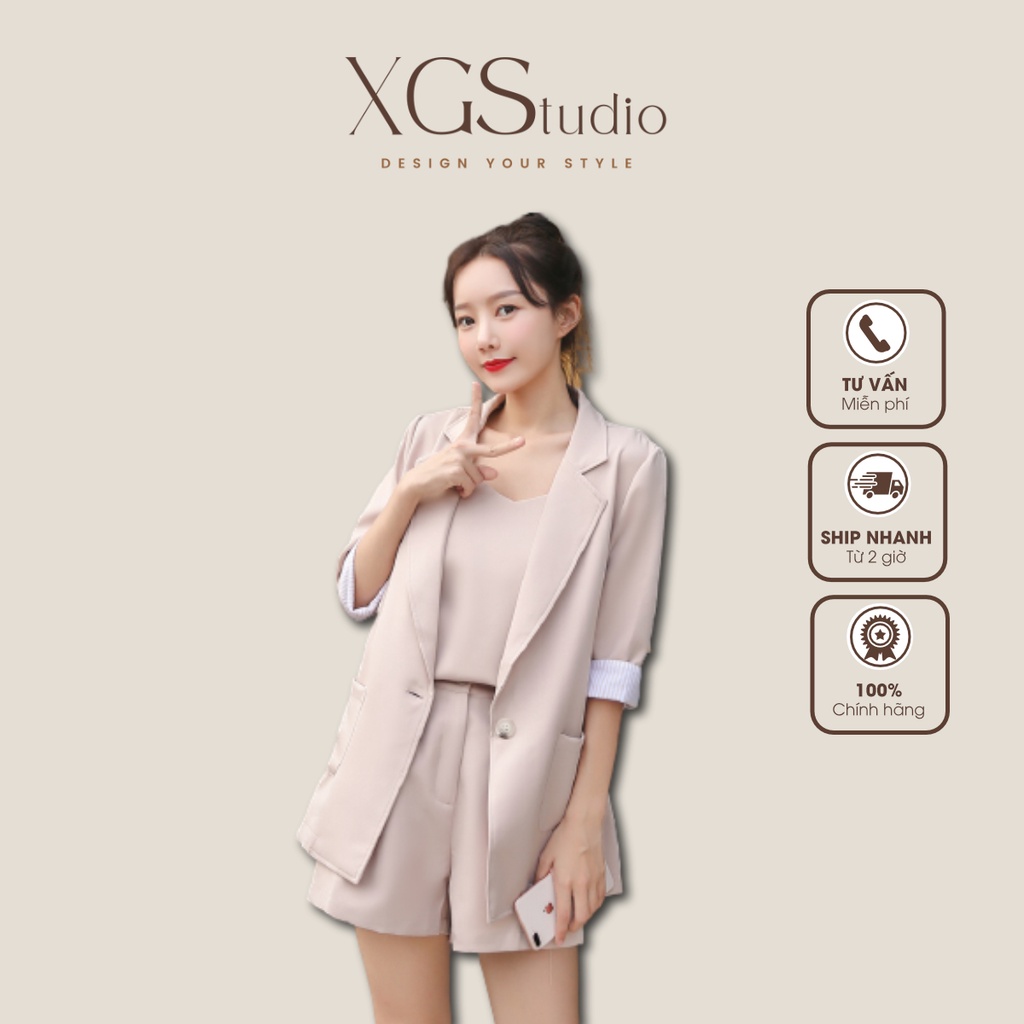 [LOẠI 1] Set Blazer 3 món quần + áo 2 dây + blazer Hàn Quốc (Có ảnh thật ở cuối) - A504