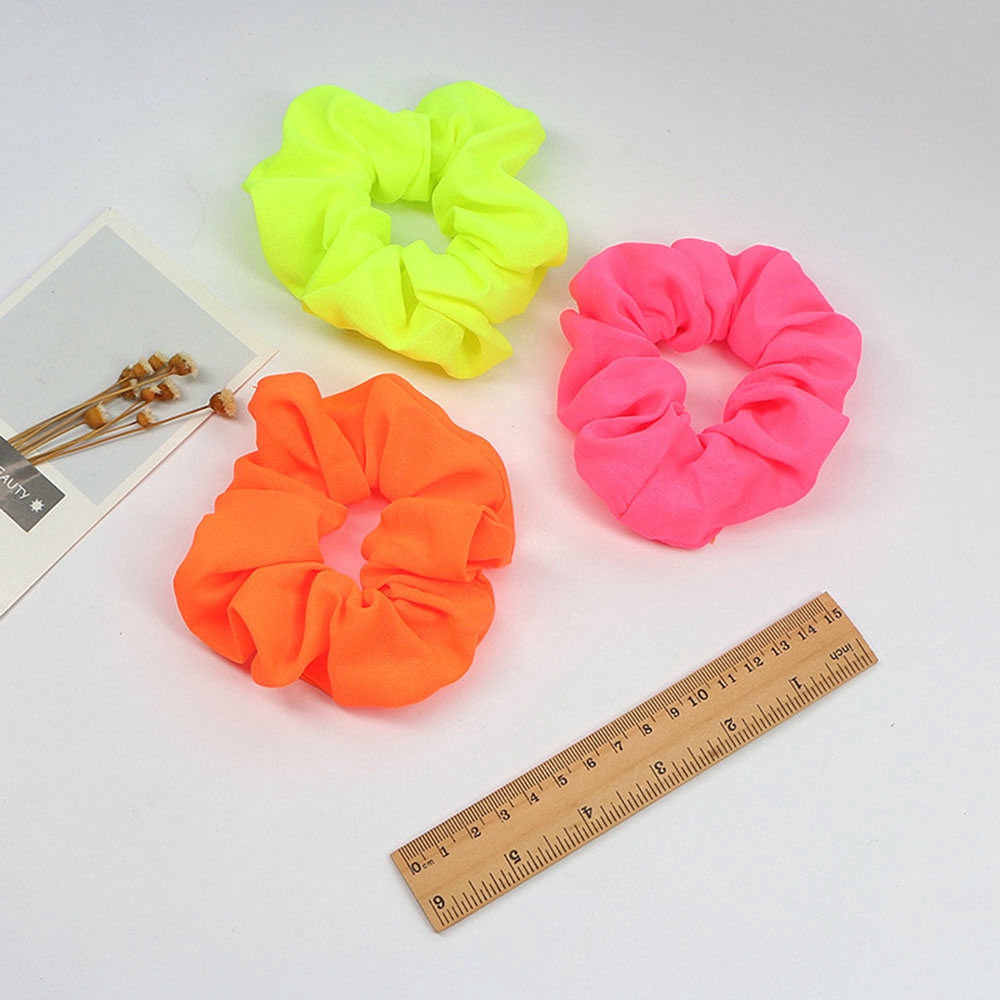 Dây buộc tóc nữ đàn hồi màu neon