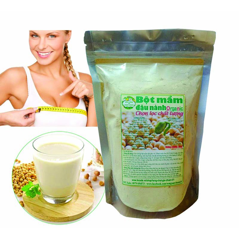 1KG Bột mầm đậu nành (tăng vòng 1 cấp tốc)