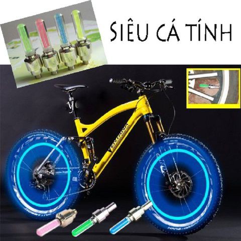Combo 2 đèn led gắn van bánh xe đạp siêu sáng rất đẹp