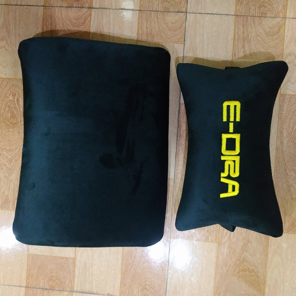 gối lưng + cổ memory foam cho ghế gaming