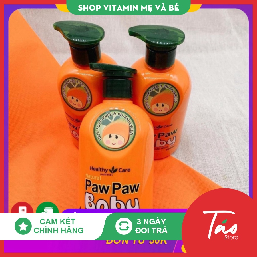 Sữa Tắm Đu Đủ Paw Paw Baby Healthy Care 500ml - Xuất xứ Úc