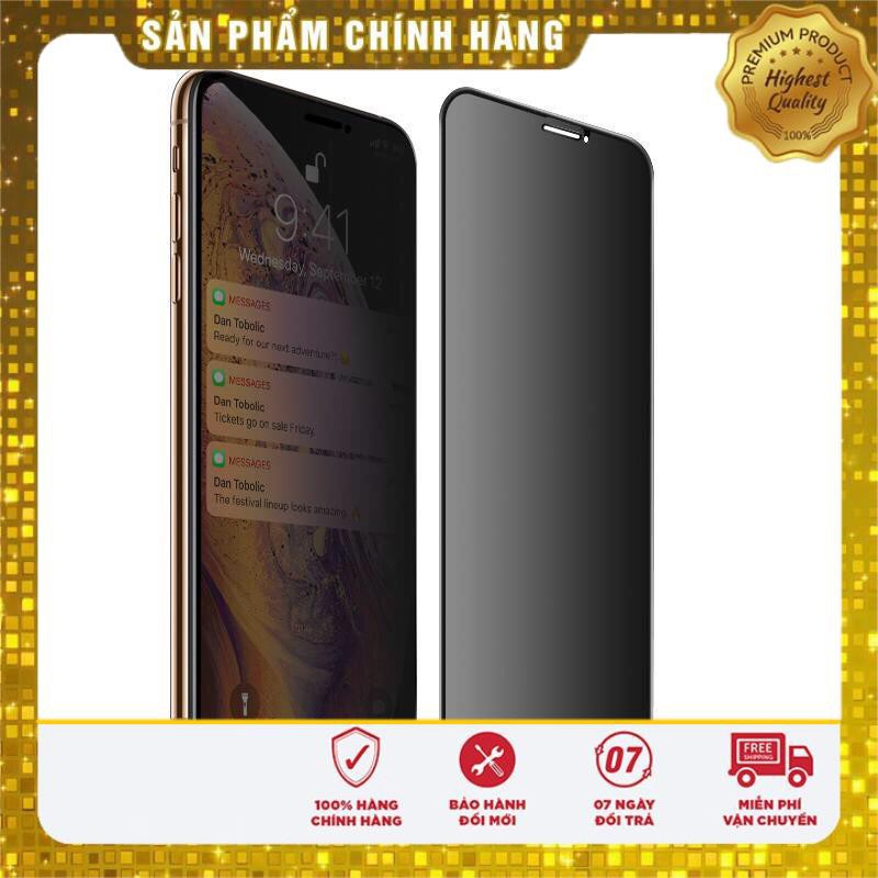 KÍNH CƯỜNG LỰC CHỐNG NHÌN TRỘM CHO IPHONE 6 7 8 Plus X XS XR Xs Max CAO CẤP