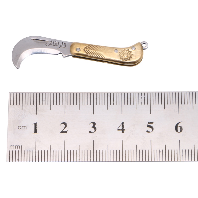 Dao gấp mini bỏ túi bằng đồng thau mới