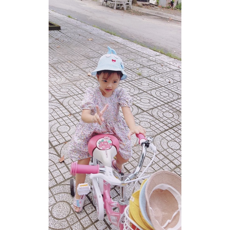 Mũ rộng vành hình mắt cua xinh xắn cho bé(1-3tuổi)