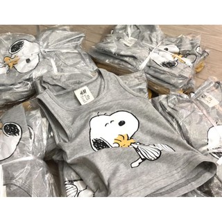 set 2 áo ba lỗ snoopy