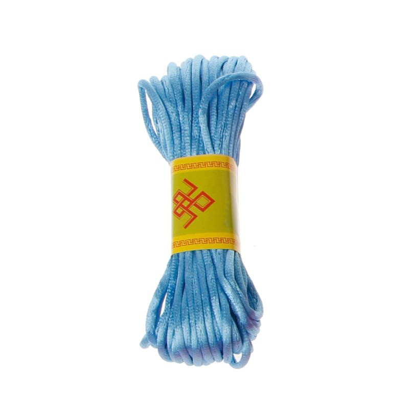 Cuộn dây nylon satin mềm nhiều màu dài 10m dùng làm đồ trang sức cho bé 2.5mm DIY