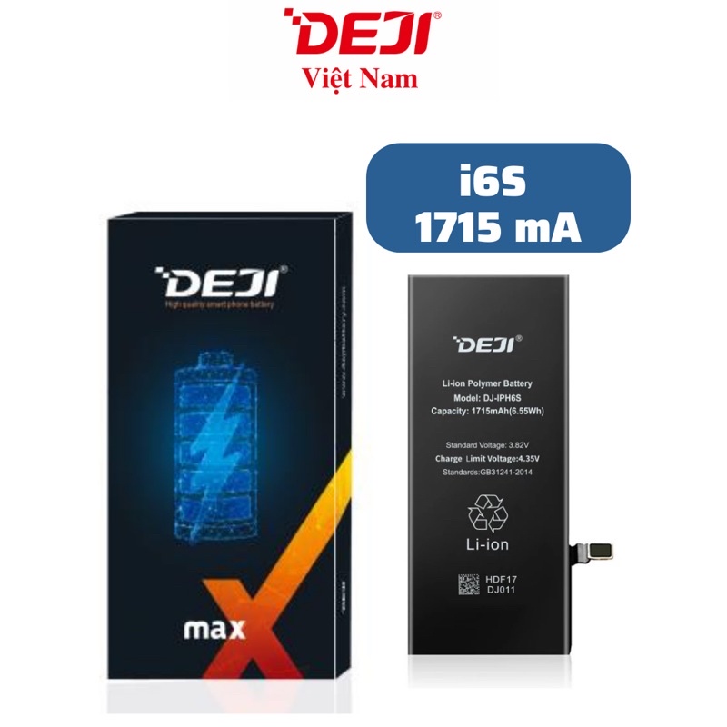 [Giá Đại Lý] Pin Deji 6S Chuẩn 1715mA Chính Hãng Bảo Hành 12 Tháng