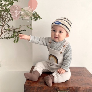 Xả Set yếm body cầu vồng + áo zip hàn kèm mũ cho bé