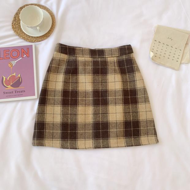 [CÓ FEEDBACK] Chân váy kẻ zip 2 lớp - CV08 - jannahouse | BigBuy360 - bigbuy360.vn