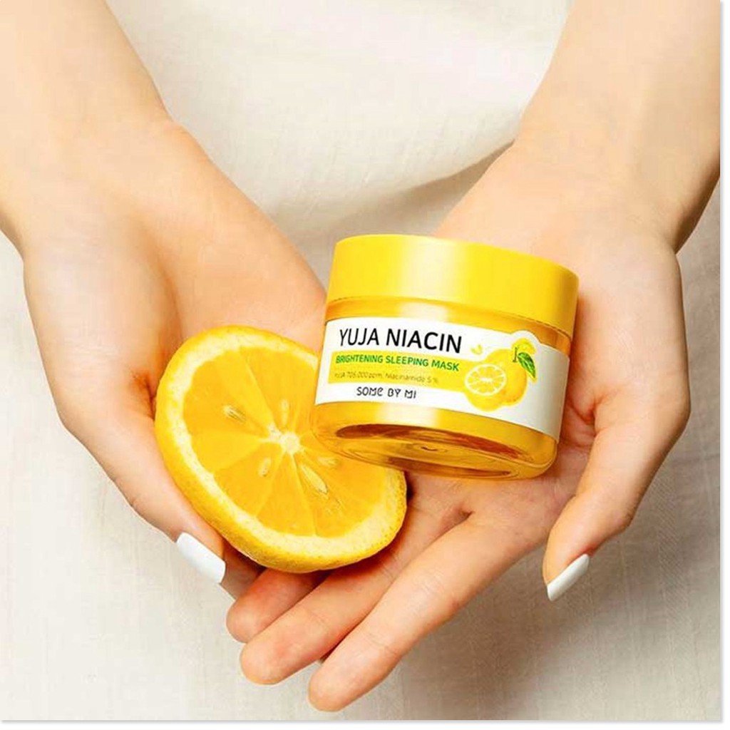 [Mã giảm giá mỹ phẩm chính hãng] Mask ngủ Some By Mi Yuja Niacin 30 days Miracle Brightening Sleeping Mask