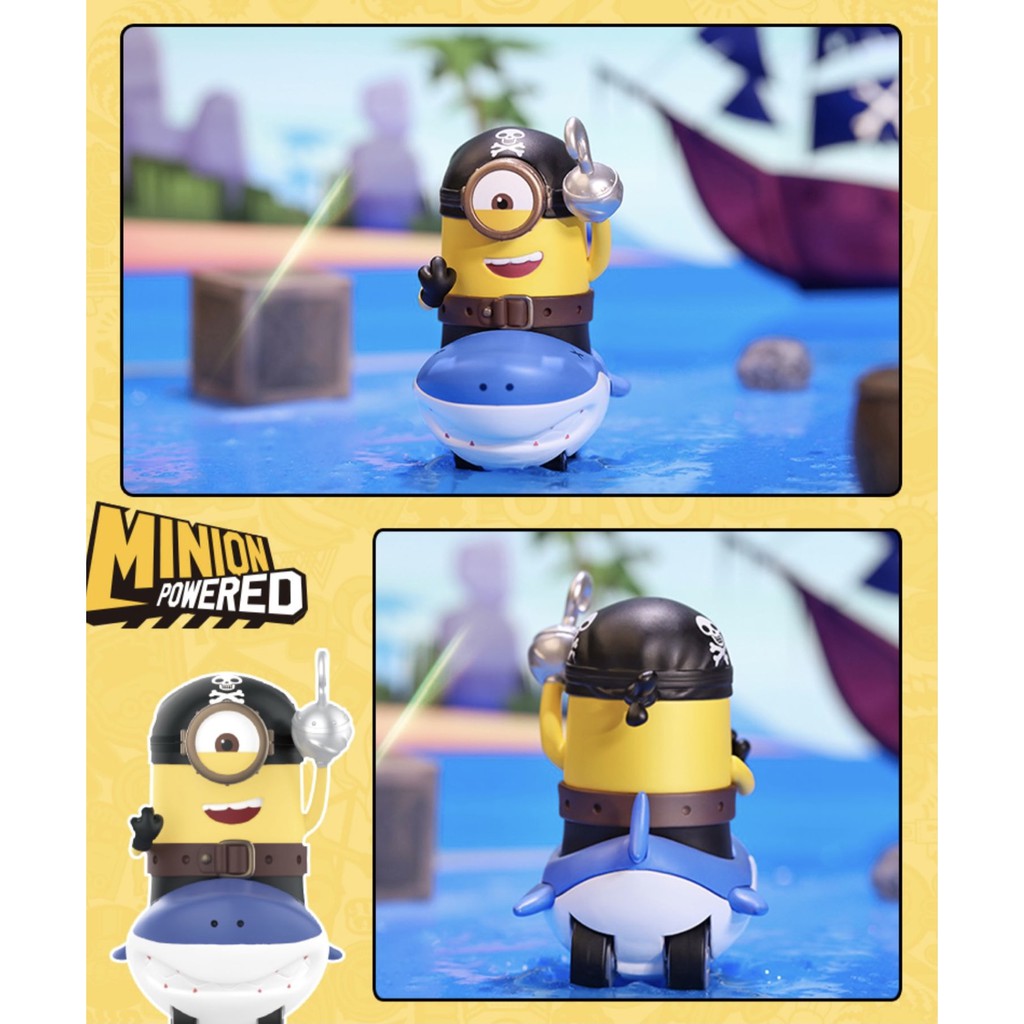 Búp Bê Minions Lái Xe Popmart Dễ Thương