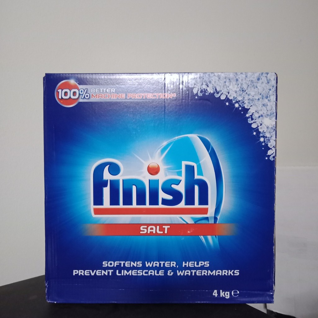 Muối rửa bát Finish 4.0 kg dùng cho Máy rửa bát chén xuất xứ Châu âu