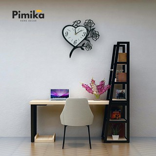 Đồng hồ treo tường hoa hồng trái tim