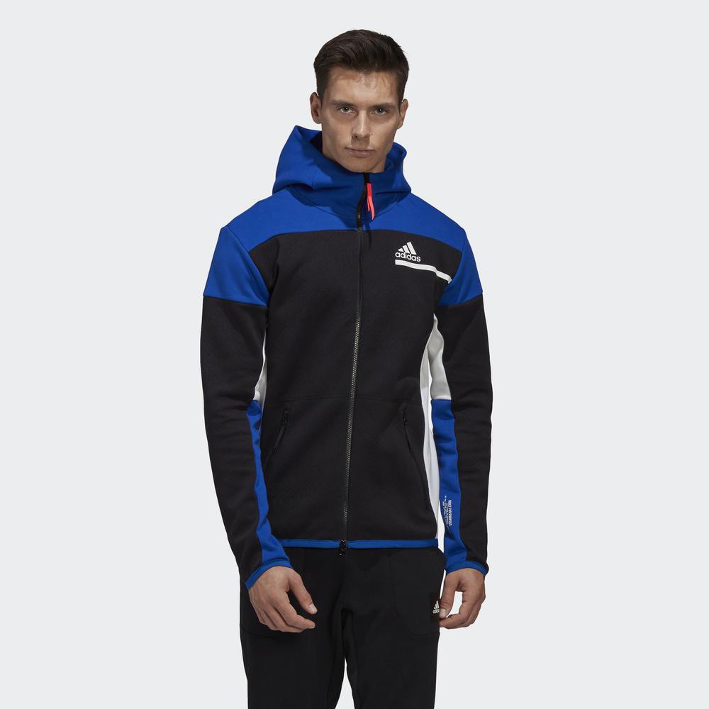 Áo hoodie adidas Z.N.E. Full-Zip Nam Màu đen GM6532 | BigBuy360 - bigbuy360.vn