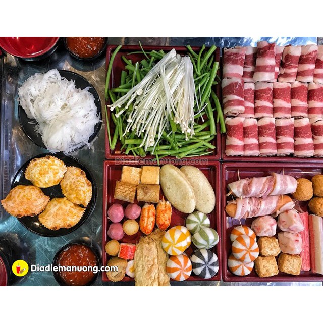 [KM tặng 2 cây hủ trúc cuộn] Combo lẩu Thái đầy đủ đồ ăn dành cho 2 nguời dùng.