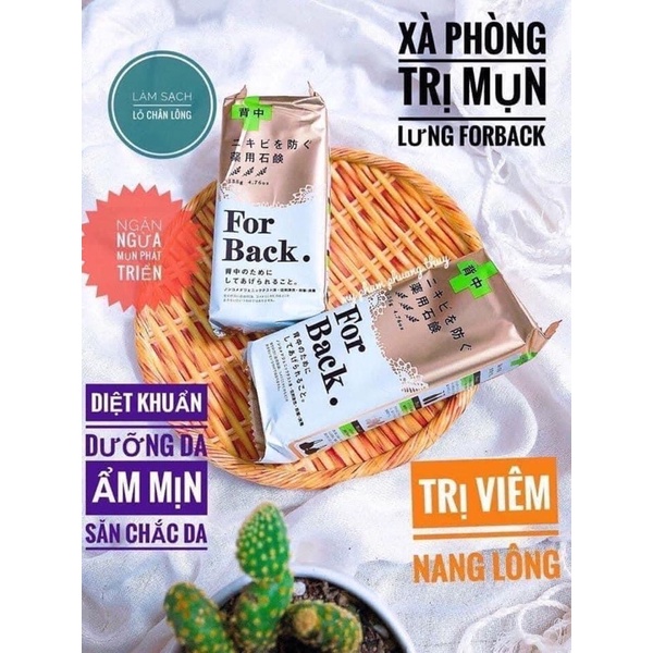 Xà phòng tắm hỗ trợ giảm mụn lưng