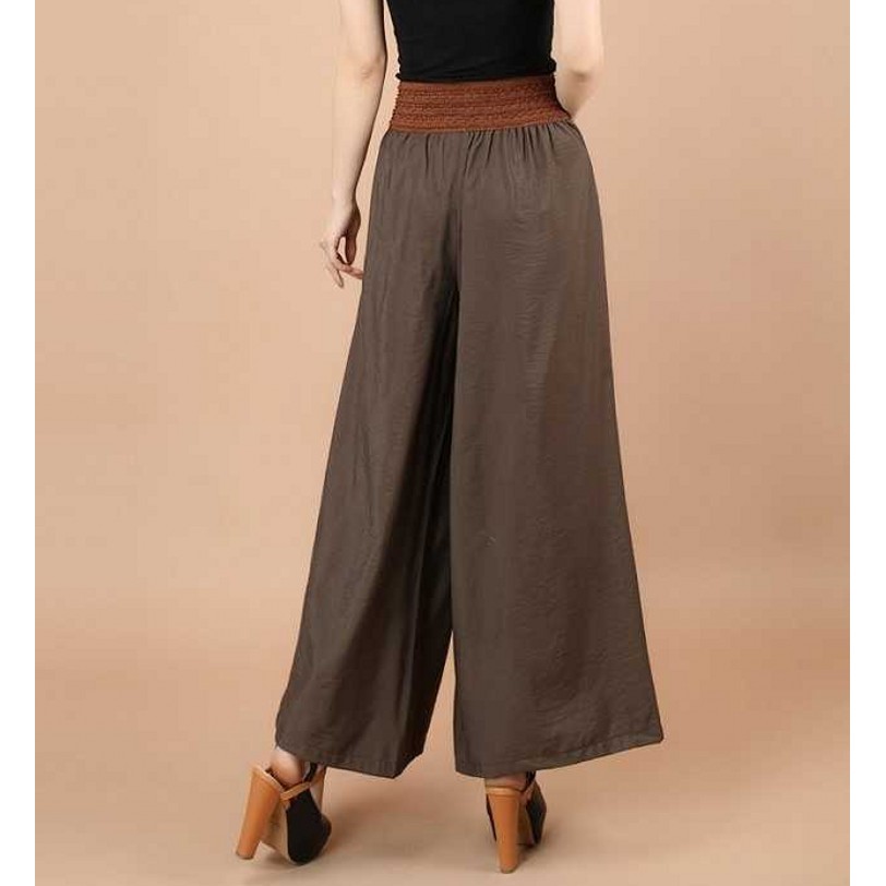 Quần Culottes Ống Rộng Cỡ Lớn 40-80kg Thời Trang Trẻ Trung Cho Nữ
